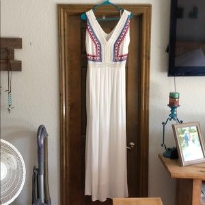 White “fiesta” style dress
